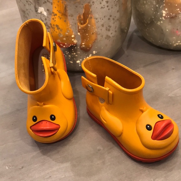 mini melissa duck boots